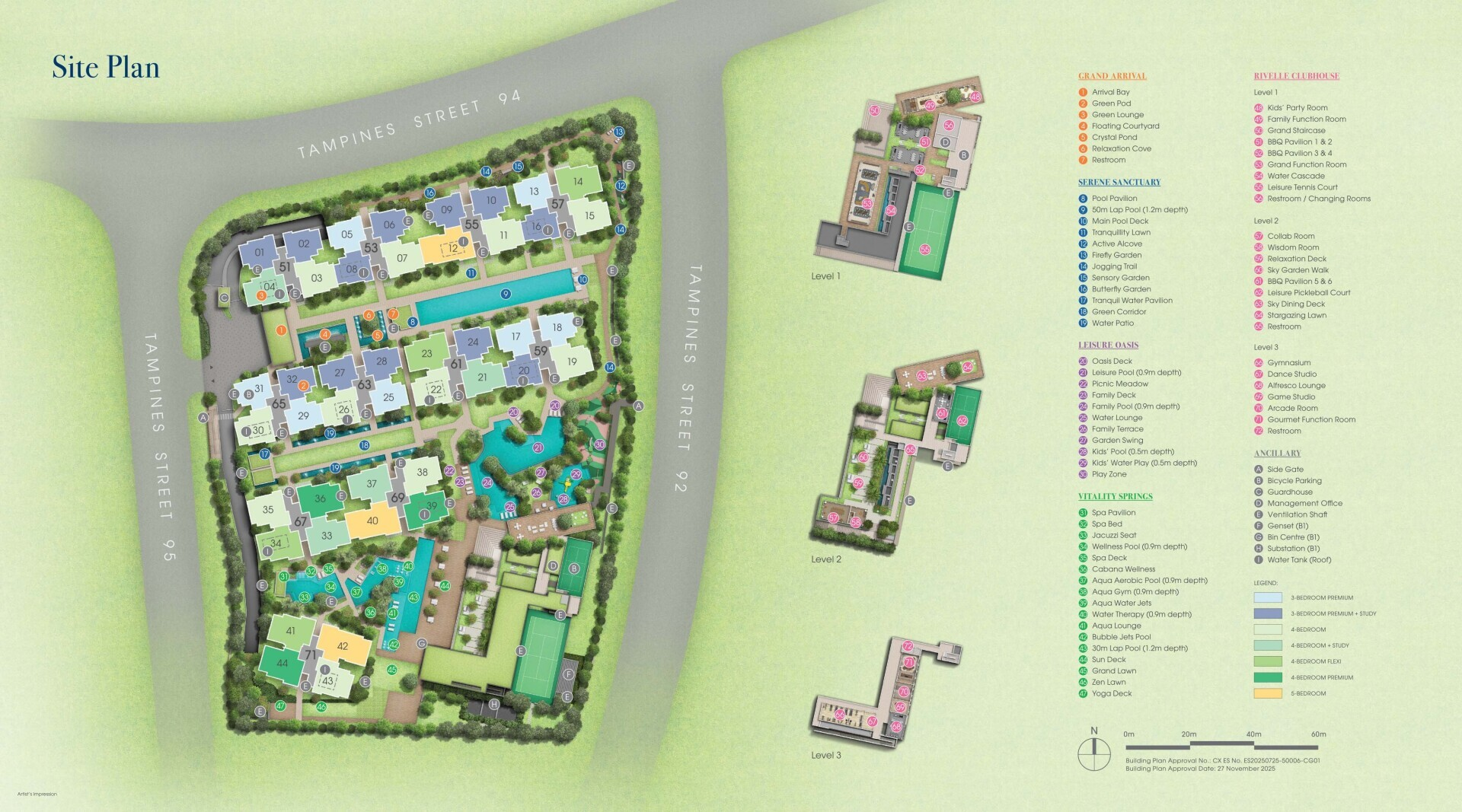 Rivelle Tampines EC siteplan 1